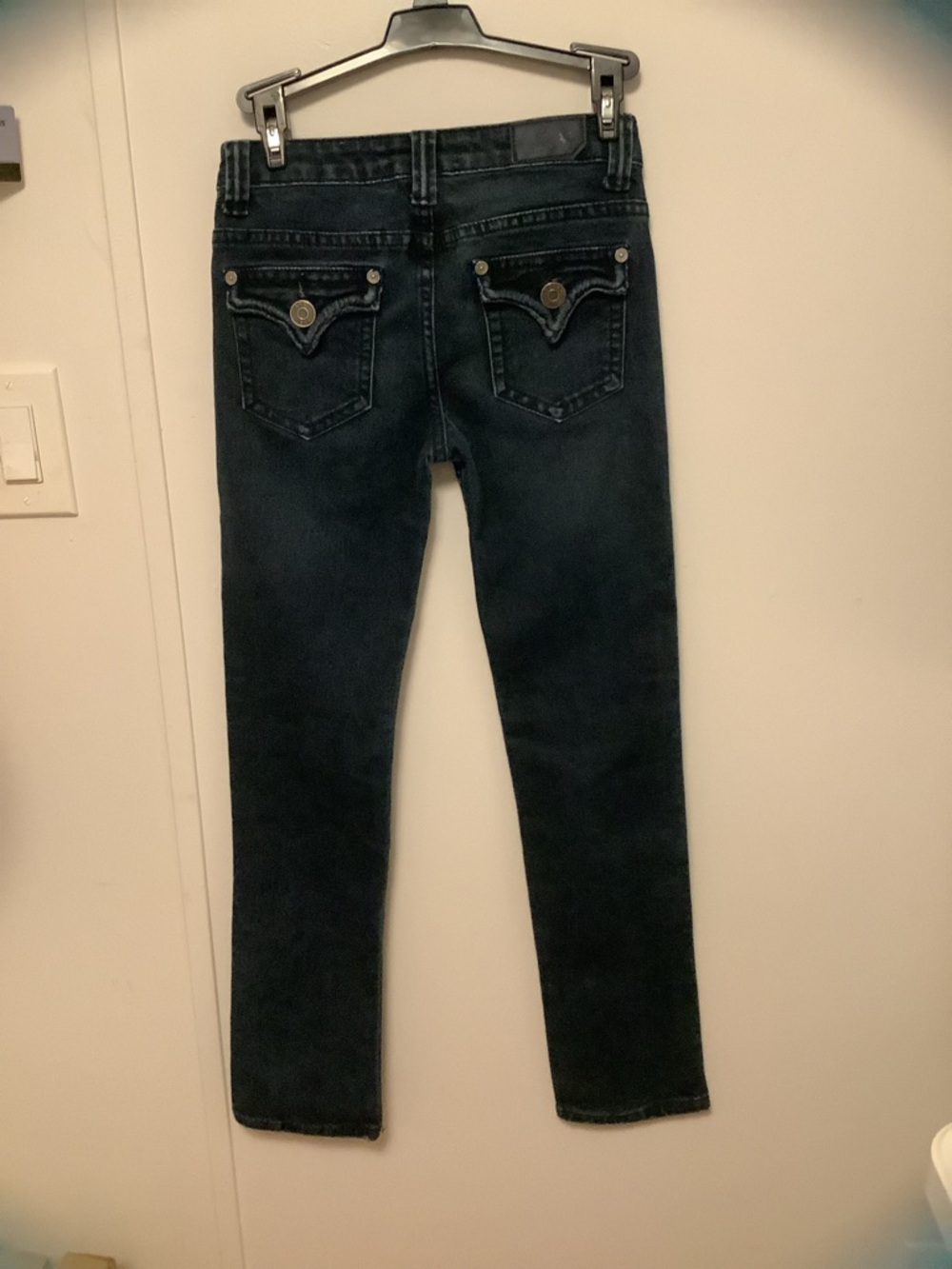 Kids Dark Blue Slim Jeans - Picture 2 of 3